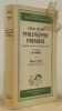 Essai d’une philosophie première. L’exigence idéaliste et l’exigence morale. Tome premier. La pensée. Collection Bibliothèque de Philosophie ...