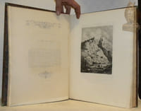 La Franche-Comté. Besançon et la Vallée du Doubs. XXV Eaux-fortes par MM. T. Abraham et G. Coindre. Texte par MM. X. Marmier, Francis Wey, E. Grenier, l’Abbé Besson, le vte. Chifflet, A. Castan.