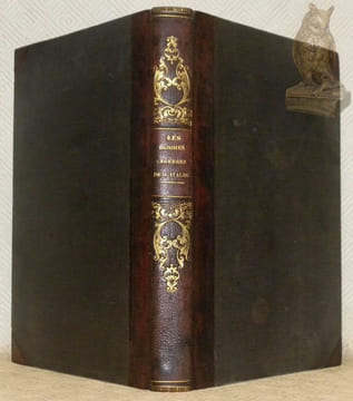 Les hommes célèbres de l’Italie. 28 Portraits en pied, dessinés par Deveria et gravés sur acier.. LEGOUVE. - SCHOELCHER. - DIDIER, Ch. - PORTOUL. - ...