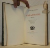 Scaramouche. Nouvelle. Edition ornée de compositions de Maxime Dethomas, gravées sur bois par Léon Pichon.. GOBINEAU, Arthur de.