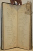 Manuscrit : Livre de cuisine moderne contenant les menus des tables les plus distinguées de la Capitale. Monsieur Nicolas cuisinier, chef entremêtier ...