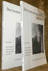 Die Grottenburg Riedfluh Eptingen BL. Bericht über die Ausgrabungen 1981. Schweizer Beiträge zur Kulturgeschichte und Archäologie des Mittelalters, Bande 14 und 15. (2 Bande).