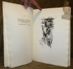Quarante chants d’arrière-automne. Avec 8 gravures originales de Roger Voser.. FIECHTER, J.-R.