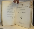 Le Livre de La Vérité de Parole. Transcription des Textes Egyptiens Antiques.. MARDRUS, Dr. J. C.