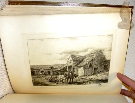 Le livre d’or de J.-F. Millet par un ancien ami. Illustré de dix-sept eaux-fortes originales par Frédéric Jacque.. Anonyme.