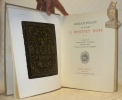 Bibliothèque de Madame G. Whitney Hoff. Catalogue des manuscrits, incunables, éditions rares, reliures anciennes et modernes.. GRUEL, L. - BOINET, A.