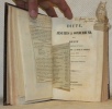 Rapport général du Commandant en chef des troupes fédérales sur l’armement et la campagne de 1847. Relié avec : Diète, jésuites & Sonderbund. Récit ...