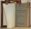 La Démocratie et la Suisse. Essai d’une philosophie de notre histoire nationale.. REYNOLD, Gonzague de.