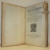 Tabula conciliorum generalium omnium, quae hucusque extabant ad studiosorum sacrae eruditionis commodum, & memoriae facilitatem. In qua annus, nomen ...