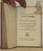 L'Histoire et l'éducation des abeilles; avec la maniere de séparer le miel de la cire, & d’en mette à profit tout ce qui est susceptible.. JOACHIM ...