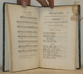 Recherches sur Les Ranz des Vaches, ou sur les chansons pastorales des bergers de la Suisse; avec musique.