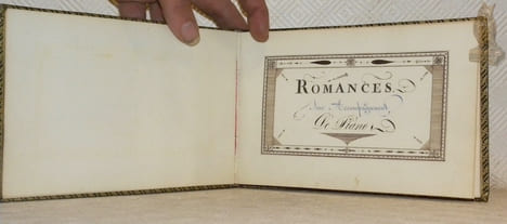 Romances avec accompagnement de piano.. Anonyme.