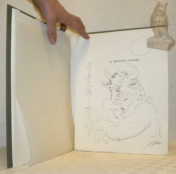 Le minotaure d’octobre. Avec dix-neuf eaux-fortes originales de Hans Erni.. ELLENBERGER, Jean-Marie. - ERNI, Hans (illustrations de).