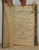 Le jardinier solitaire, ou Dialogues entre un curieux & un jardinier solitaire. Contenant la méthode de faire & de cultiver un jardin fruitier & ...