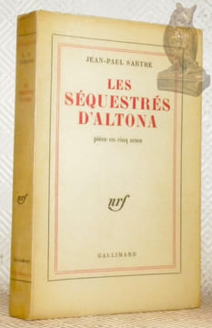 Les séquestrés d'Altona, pièce en cinq actes.. SARTRE, Jean-Paul.