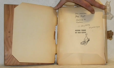 Notre terre et ses gens. Dessins de Géa Augsbourg. Texte-préface de Charles-Albert Cingria.. CINGRIA, Charles-Albert.