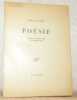 Po&eacute;sie. Allocution au Banquet Nobel du 10 d&eacute;cembre 1960.. Saint-John Perse.