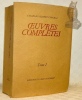 Oeuvres compl&egrave;tes. Tomes I &agrave; X. (10 volumes - complet).. CINGRIA, Charles-Albert.