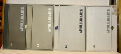 Oeuvres complètes de Guillaume Apollinaire. Edition établie sous la direction de Michel Décaudin. (4 Volumes et 4 coffrets).