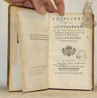 Principes de la littérature. Cinquieme édition. Tome premier, tome second, tome troisieme, tome quatrieme et tome cinquieme. (5 Volumes - complet).