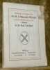 Discours de r&eacute;ception de M. le Mar&eacute;chal P&eacute;tain &agrave; l’Acad&eacute;mie Fran&ccedil;aise et r&eacute;ponse de M. Paul Val&eacute;ry.. P&eacute;tain, Mar&eacute;chal. - Val&eacute;ry, Paul.