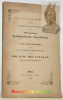Die wichtigsten Momente aus der Geschichte der drei ersten Jahrzehnten der Schweizerischen Naturforschenden Gesellschaft.Coup-d’oeil historique sur ...