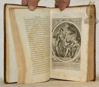 Morison's Edition of the Poems of Ossian, the Son of Fingal. Translated by James Macpherson, carefully corrected, and greatly improved. With a sett of elegant engravings, from original drawings, by Stothard and Allan. Volume first and volume second. (2 Volumes - complete).