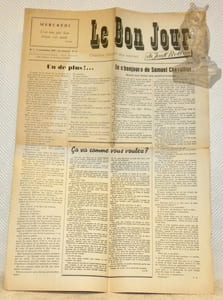 Le Bon Jour. Organe officiel des satires de Jack Rollan. Numéro 1 à 134, dont il manque les numéros 121 - 125 et 131.