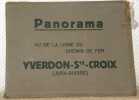 Panorama vu de la Ligne du Chemin de Fer Yverdon-Ste-Croix (Jura-Suisse). Clich&eacute;s A. D&eacute;riaz, photogr. &agrave; Baulmes pris au T&eacute;l&eacute;phot. Vautier-Dufour.. ...
