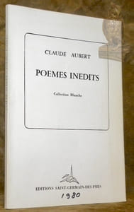 Poèmes inédits. Collection Blanche.