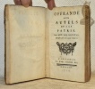 Offrande aux autels et a la patrie. (D&eacute;fense du christianisme, consid&eacute;r&eacute; du c&ocirc;t&eacute; politique, o&ugrave; l’on r&eacute;pond en particulier au Chap. VIII du IVme Livre ...