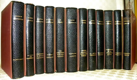 Grand prix des meilleures romans policiers. 12 Volumes, collection complète. 1: Allain-Souvestre - Fantomas. Lithographies de Bernard Buffet. 2: Conan ...