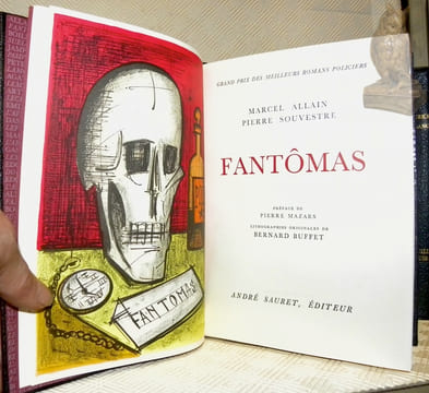 Grand prix des meilleures romans policiers. 12 Volumes, collection complète. 1: Allain-Souvestre - Fantomas. Lithographies de Bernard Buffet. 2: Conan ...