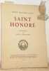 Saint Honor&eacute; patron des boulangers. Collection Les Saints Patrons.. Moutard-Uldry, Ren&eacute;e.