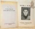 Nora Auric. Galerie Charpentier.. Cocteau, Jean. - Auric, Nora.