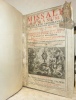 Missale Romanum, ex Decreto Sacro Sancti Concilii Tridentini Restitutum, Pii V. Pont. Max. Jussu Editum, et Clementis VIII. Primum, nunc denuo Urbani ...