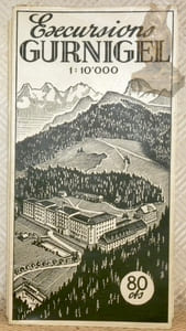 Excursions Gurnigel 1 : 10.000.