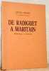 De Radiguet &agrave; Maritain. Hommage &agrave; Cocteau.. Massis, Henri.
