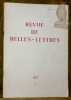 Revue de Belles-Lettres. Jacques Chessex. 92e ann&eacute;e Num&eacute;ro 1.. (Chessex, Jacques).