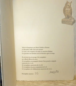 Tunisie de la Grâce. Poëme de Jean Amrouche. Gravures de Charles Mestre.