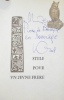 St&egrave;le pour un jeune fr&egrave;re. Po&egrave;me et bois d’Abram Krol.. KROL, Abram.