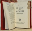 Au seuil de la sacristie. Edition nouvelle, revue et augment&eacute;e.. SAVARY, L&eacute;on.