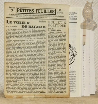 Petites Feuilles. Nos 3 à 44. Manque nos 1, 2, 4, et 5.. AUGSBOURG, Gea. - CINGRIA, C. A. - BUDRY, Paul. - Collectif.