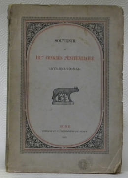 Souvenir du III. Congrès pénitentiaire international.. undefined