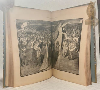 Gil Blas, illustré hebdomadaire. Journal politique, litteraire et mondain. N° 1 (3e année), 1 janvier 1893 au n° 53, 30 décembre 1893.  N° 1 (4e année), 7 janvier 1894 au n° 52, 30 décembre 1894. (2 Volumes avec 105 numéros à la suite).