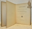 Karpathos. Etude g&eacute;ologique, pal&eacute;ontologique et botanique. Avec treize planches par Ch. Cuisin et deux planches en phototypie.. DE STEFANI, Carlo. - ...