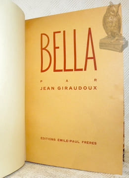 Bella. Gravures de Hermine David.. GIRAUDOUX, Jean.