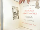 Les hommes abandonn&eacute;s. Illustr&eacute; de lithographies par M. de Vlaminck.. DUHAMEL, Georges.