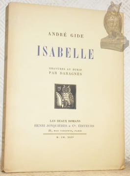 Isabelle. Gravures au burin par Daragnès. Collection Les beaux romans, n° 9.. GIDE, André. - DARAGNES (gravé par).