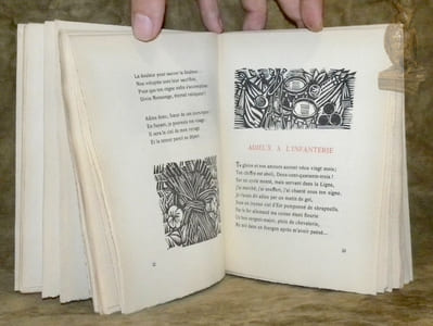 Les élégies martiales. Illustrées de gravures sur bois par Raoul Dufy.